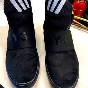 adidas Y-3 high top boots. 
 Autumn/Winter 2016 Collection